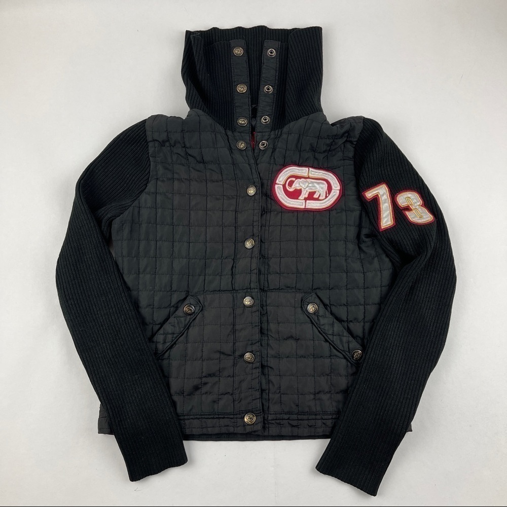 Encore Jacket Girls Small Black Snaps Long Sleeve